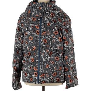 Tory Burch Floral Puffer Jacket, XL